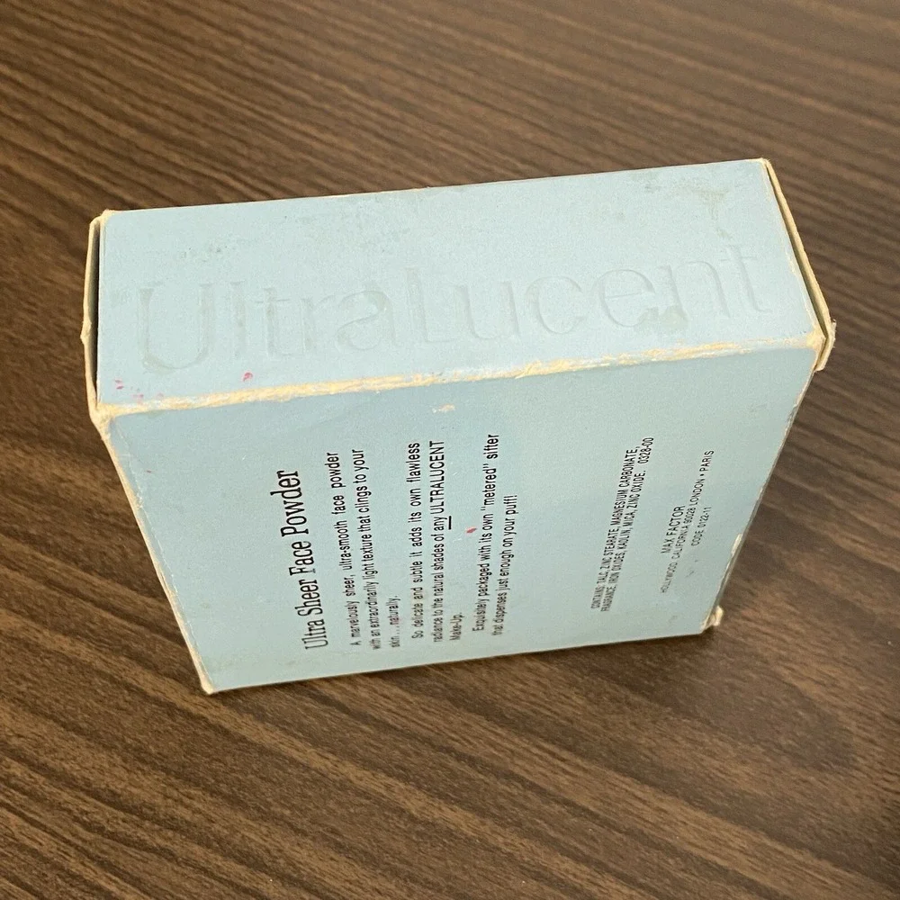 VTG Max Factor UltraLucent Ultra Sheer Face Powder NIB Deep Tone 60s/70s